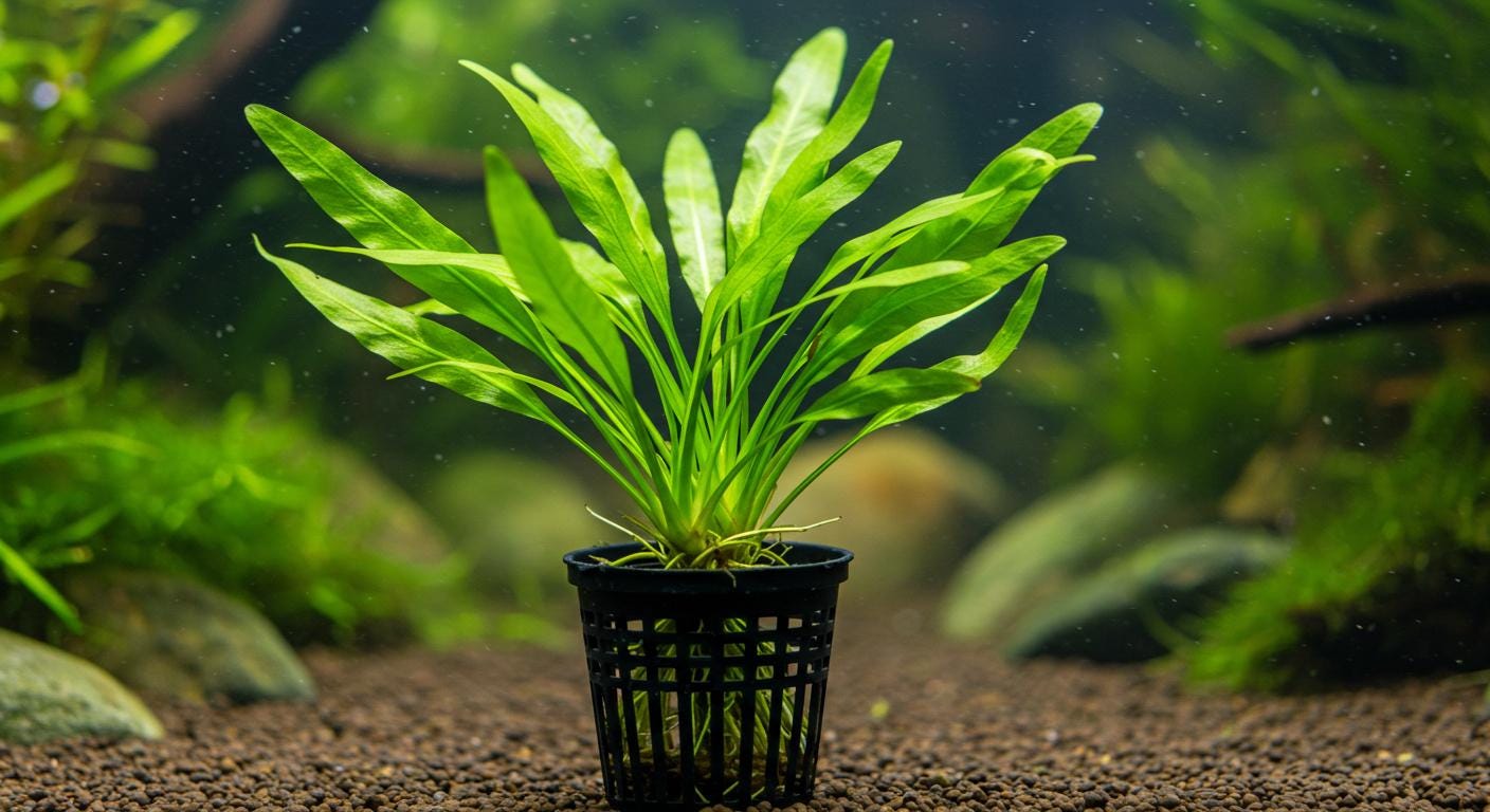 Echinodorus Amazon - Majestic Aquarium Plant for Stunning Aquascapes | free shipping !! | Pond Live Plants | Green Garden Corner