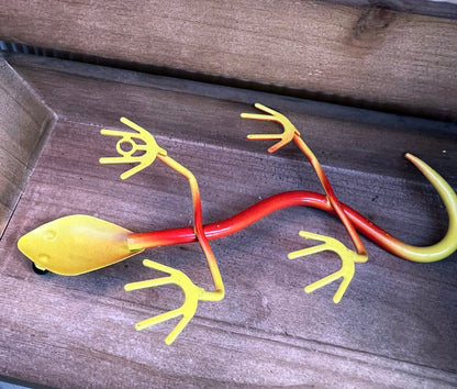 Metal Lizard Metal Decor | Garden decoretion | Backyard decoration | Home Decoretion | Weather Resistant | green Garden Corner |