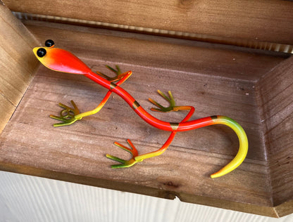 Metal Lizard Metal Decor | Garden decoretion | Backyard decoration | Home Decoretion | Weather Resistant | green Garden Corner |